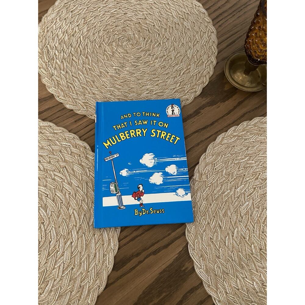 Dr. Seuss And To Think That I Saw It On Mulberry Street Book Club Edition 1937
